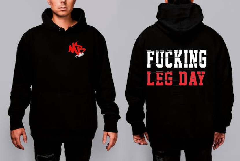 F*cking Leg Day Hoodie